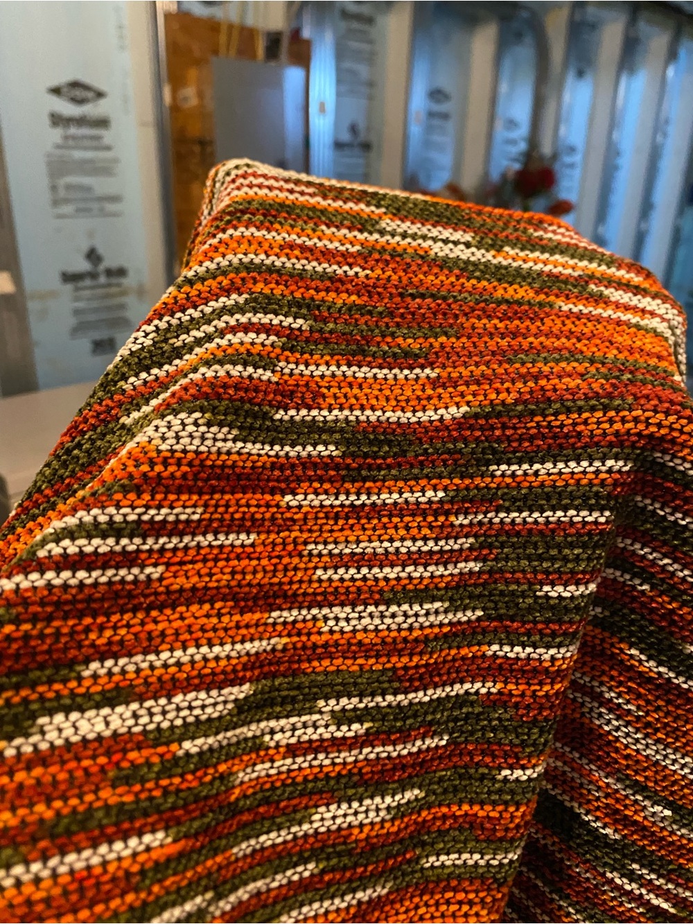 Ruby Rd. Multicolor Striped Turtleneck Sweater - Rust & Olive - Picture 4 of 8
